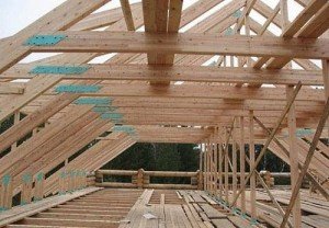 дерев’яна конструкція даху